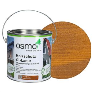 Osmo Holzlasur Holzschutz Öl-Lasur, 2,5l, außen, 706 eiche