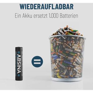 Produktbild für Akku Absina AAA Phone, 1,2 V, 800 mAh