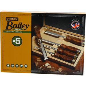 Produktbild für Stechbeitel Stanley Bailey, 2-16-217, 5-teiliges Set
