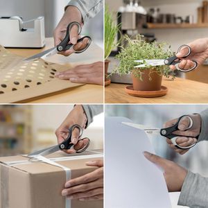 Produktbild für Büroschere Leitz Titanium, 54166095, mit Softgrip
