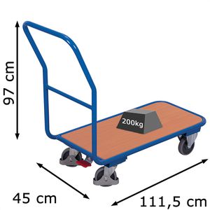 Produktbild für Transportwagen VARIOfit Magazinwagen sw-450.801