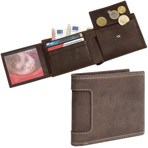 Produktbild für Portemonnaie Böttcher-AG Wild Style I, braun, aus Echt Leder