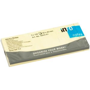 Haftnotizen Info Sticky Notes, 5653-01, gelb