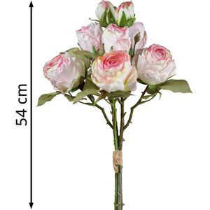 Produktbild für Kunstblume Creativ-green Vintagerosenbund