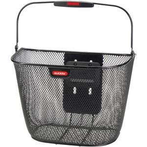 Fahrradkorb KLICKfix Uni Plus, schwarz, aus Metall, 18 Liter