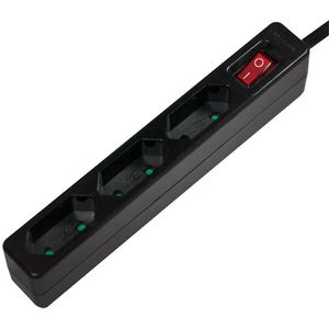 Produktbild für Steckdosenleiste LogiLink LPS230B, mit 1,5m Kabel