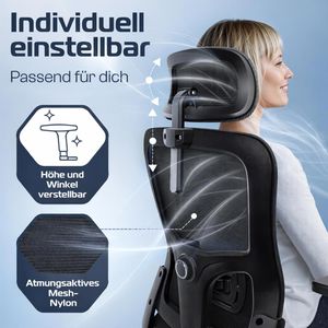 Produktbild für Bürostuhl CLOUVOU BrightSeat