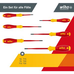 Produktbild für Schraubendreher Wiha SoftFinish electric slim, 36558, Set