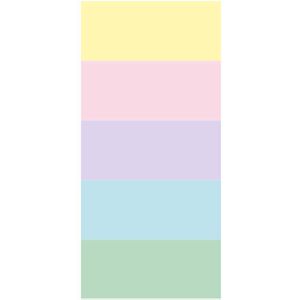 Produktbild für Washi-Tape Folia 26439 Pastell, farbig sortiert
