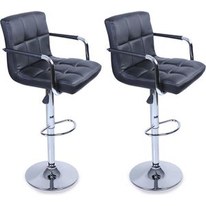 Barhocker Tresko BH-012, drehbar mit Lehne