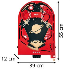 Produktbild für Geschicklichkeitsspiel BRIO 34017, Holz-Flipper