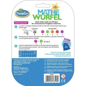 Produktbild für Würfelspiel ThinkFun 76316, Mathe Würfel Junior