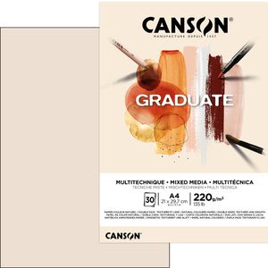 Produktbild für Zeichenblock Canson Graduate Mix Media Papier, A4