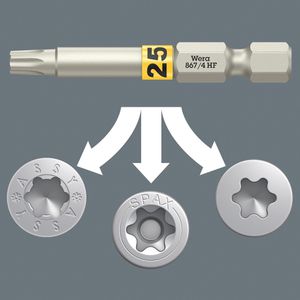 Produktbild für Bitset Wera Bit-Check 6 Wood TX HF 1, 05056470001