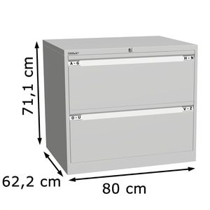 Produktbild für Hängeregisterschrank Bisley DF2-645