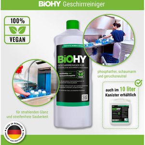 Produktbild für Maschinenspülmittel BiOHY 100% vegan, biologisch abbaubar