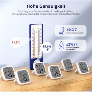 Produktbild für Thermo-Hygrometer Sonoff SNZB-02D, Zigbee, digital