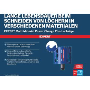 Produktbild für Lochsäge Bosch Expert Multi Material PC Plus, 2608901890