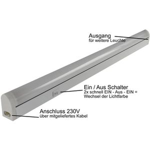 Produktbild für LED-Unterbauleuchte ChiliTec warm- &amp; neutralweiß