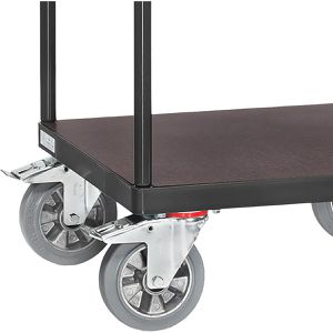Produktbild für Tischwagen Fetra 12497-7016 Grey Edition, aus Metall &amp; Holz