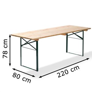 Produktbild für Klapptisch Feros 30080, aus Holz