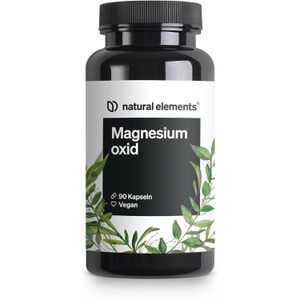 Magnesium natural-elements Oxid, 90 Kapseln