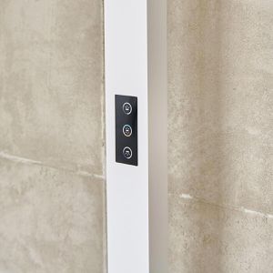 Produktbild für Stehlampe LEDmaxx Linus Up&amp;Down LED, weiß, 195 cm