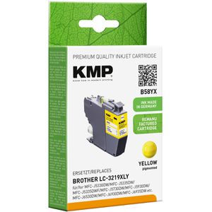 Produktbild für Tinte KMP B58YX für Brother LC-3219XLY