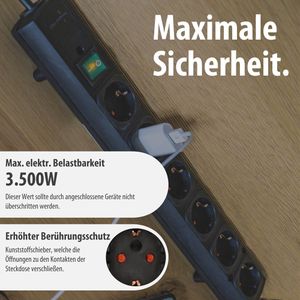 Produktbild für Steckdosenleiste Brennenstuhl Comfort-Line Plus 2m