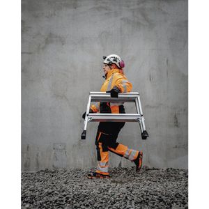 Produktbild für Klapptritt Zarges XLstep P, 41409, aus eloxiertem Aluminium