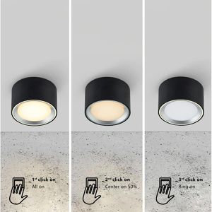 Produktbild für Deckenleuchte Nordlux Landon 8, schwarz, LED