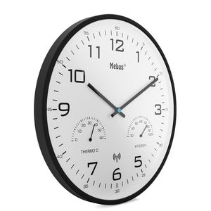 Produktbild für Wanduhr Mebus 52840, Kunststoff, analog, Funkuhr