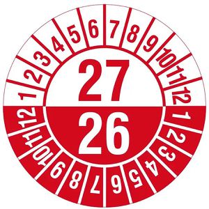 Produktbild für Prüfplaketten Böttcher-AG 2026/2027