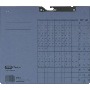 Produktbild für Pendelhefter Elba 100420895, Zweifalz, A4, blau