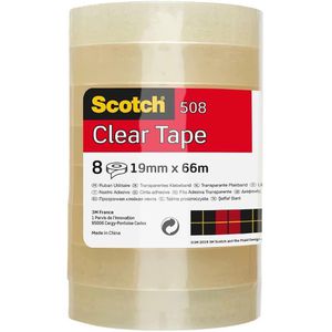 Klebeband Scotch 508, Clear Tape, 19mm x 66m