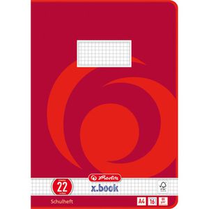 Produktbild für Schulheft Herlitz 3322203 x-book, ab 5. Klasse, A4