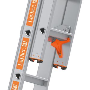 Produktbild für Schiebeleiter Layher Topic 1032, 2 x 12 Stufen