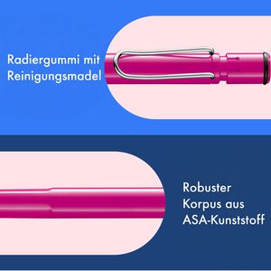 Produktbild für Druckbleistift Lamy safari 113, pink, Kunststoff