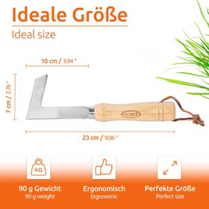 Produktbild für Fugenkratzer ECENCE 24030101, mit Handgriff