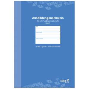Produktbild für Ausbildungsnachweis RNK 5082, A4