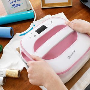 Produktbild für Transferpresse LOKLiK Easy Heat Press, pink