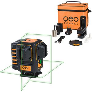 Produktbild für Kreuzlinienlaser geo-FENNEL 533150, Geo4-XR GREEN, 1 x 360°