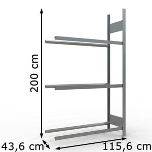Produktbild für Anbauregal Schulte 13891, für Reifenregal