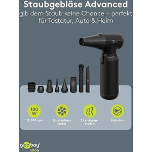 Produktbild für Akku-Gebläse Goobay Staubgebläse Advanced, 77830