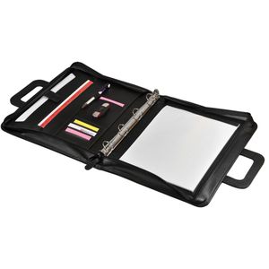 Produktbild für Schreibmappe Monolith 2879, schwarz, Kunstleder