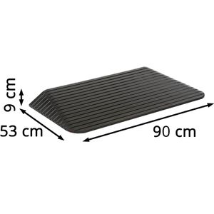 Produktbild für Bordsteinrampe bepco RB90246090, aus Gummi