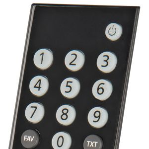 Produktbild für Ersatzfernbedienung Hama Grundig TV, 221065, beleuchtet