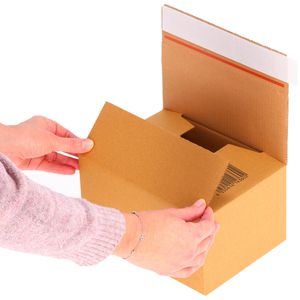 Produktbild für Faltkartons Smartboxpro 1-wellig, 10 Stück