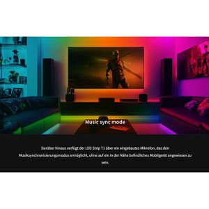 Produktbild für LED-Streifen Aqara T1, dimmbar, weiß + RGB
