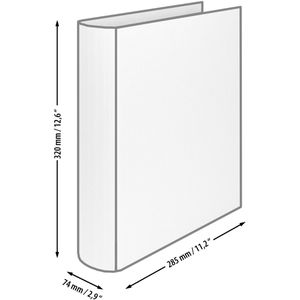 Produktbild für Ringbuch Rössler-Papier 1316452655 S.O.H.O., A4